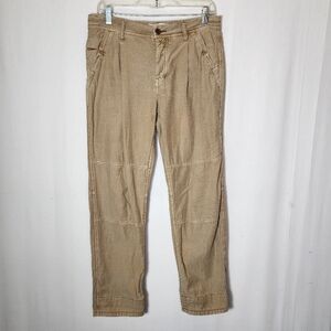 Free People 🧶 Tan Casual Pants Sz. 27